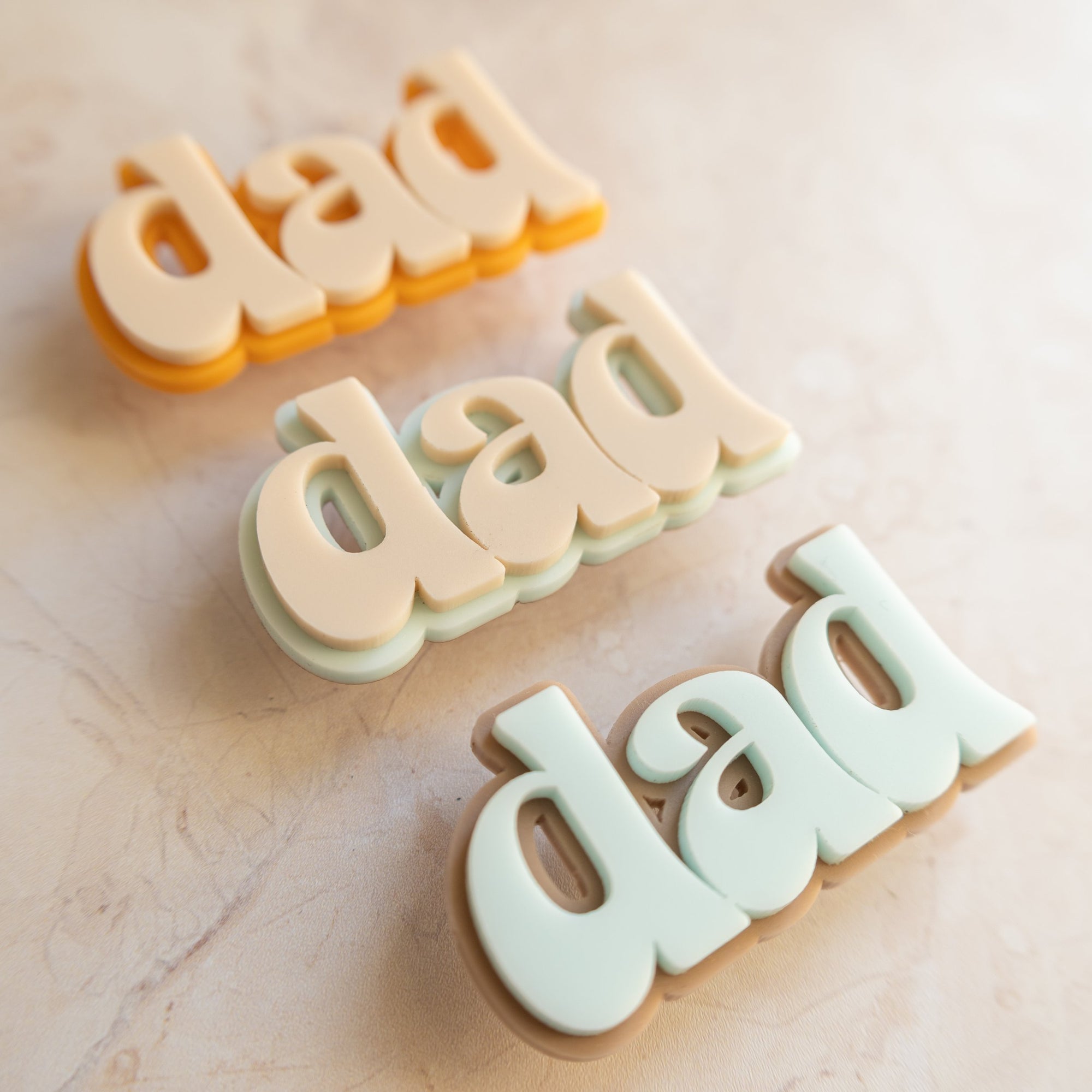Dad Layered Mini Topper (set of 3)-