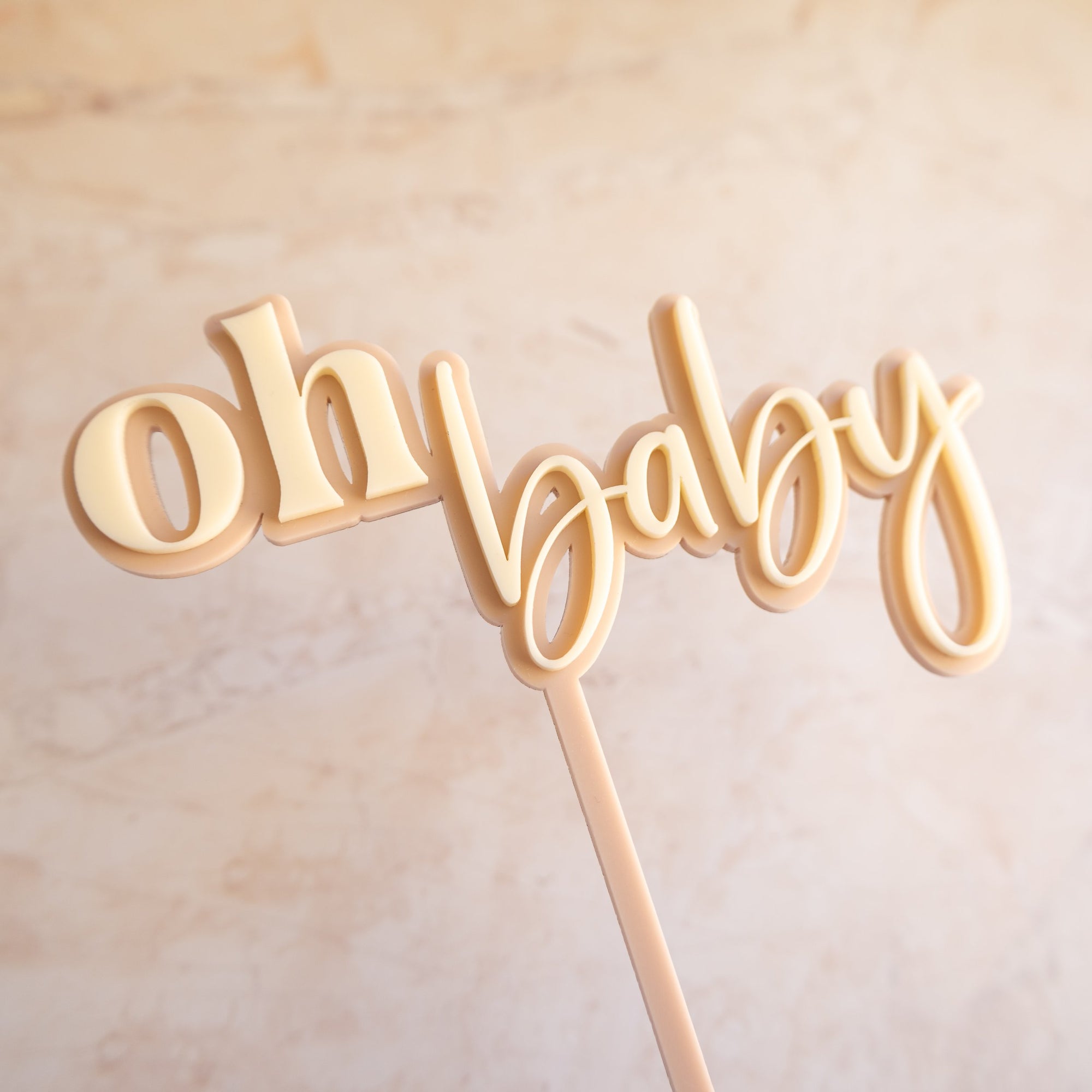 Oh Baby - Cake Topper