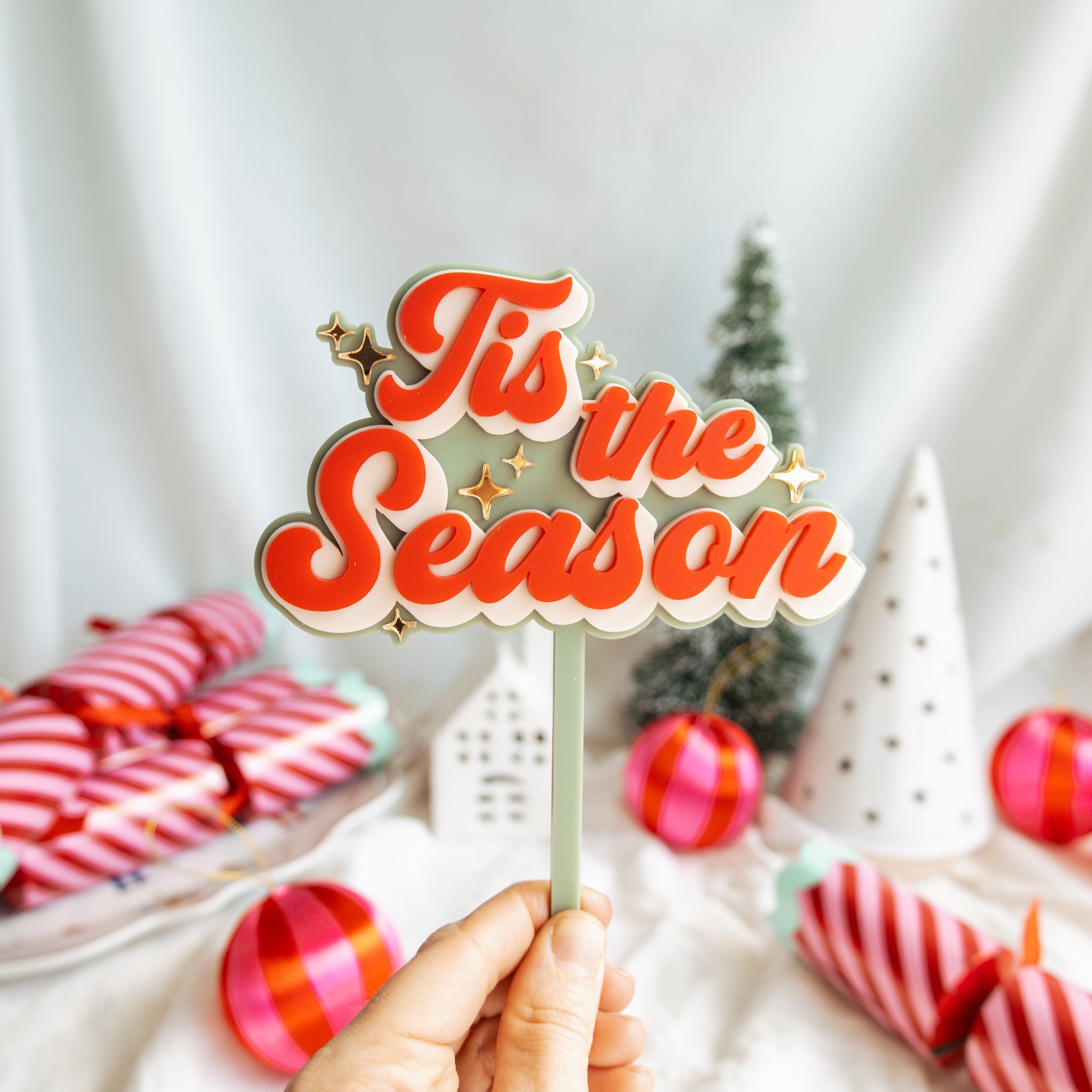 Tis The Season - Cake Topper
