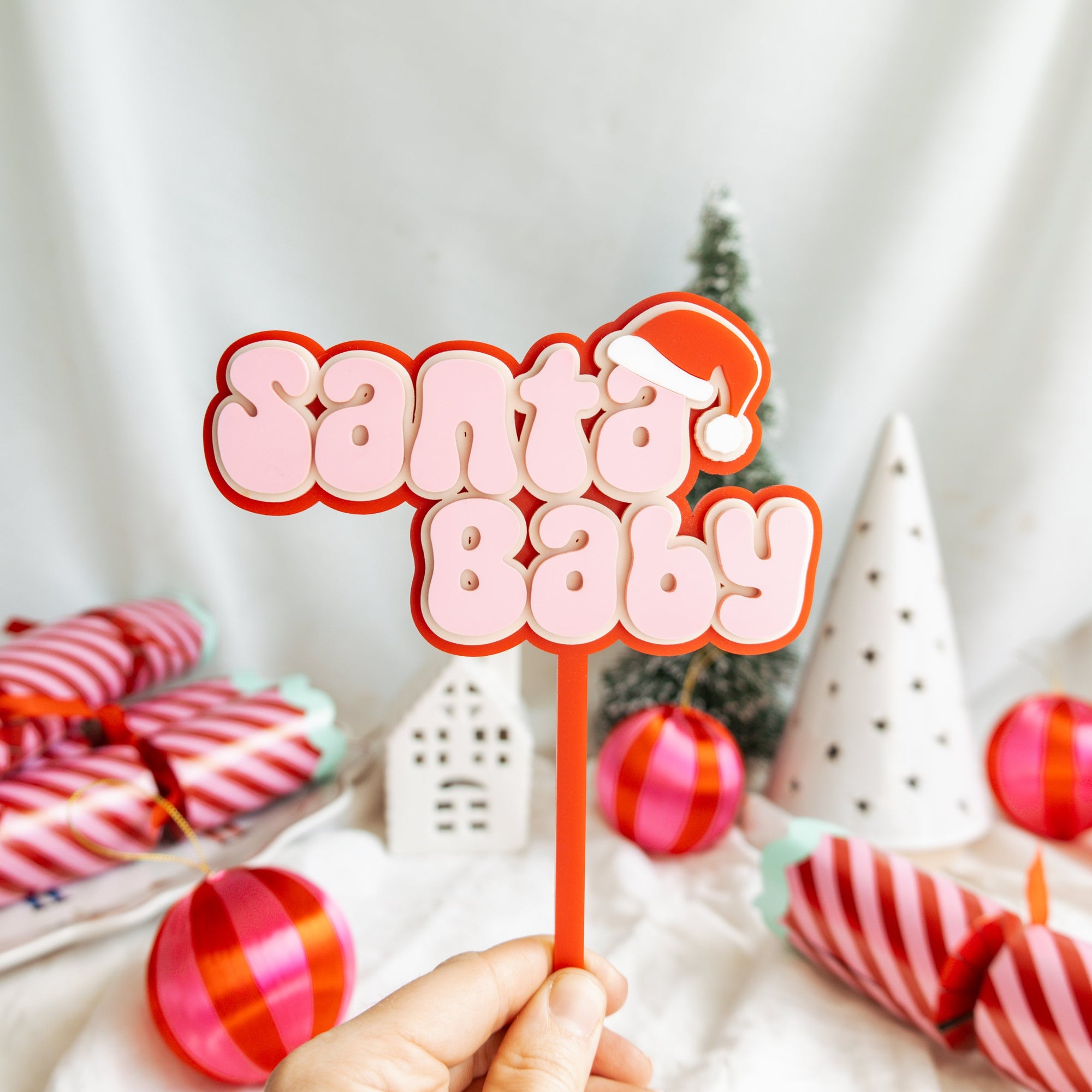 Santa Baby - Cake Topper