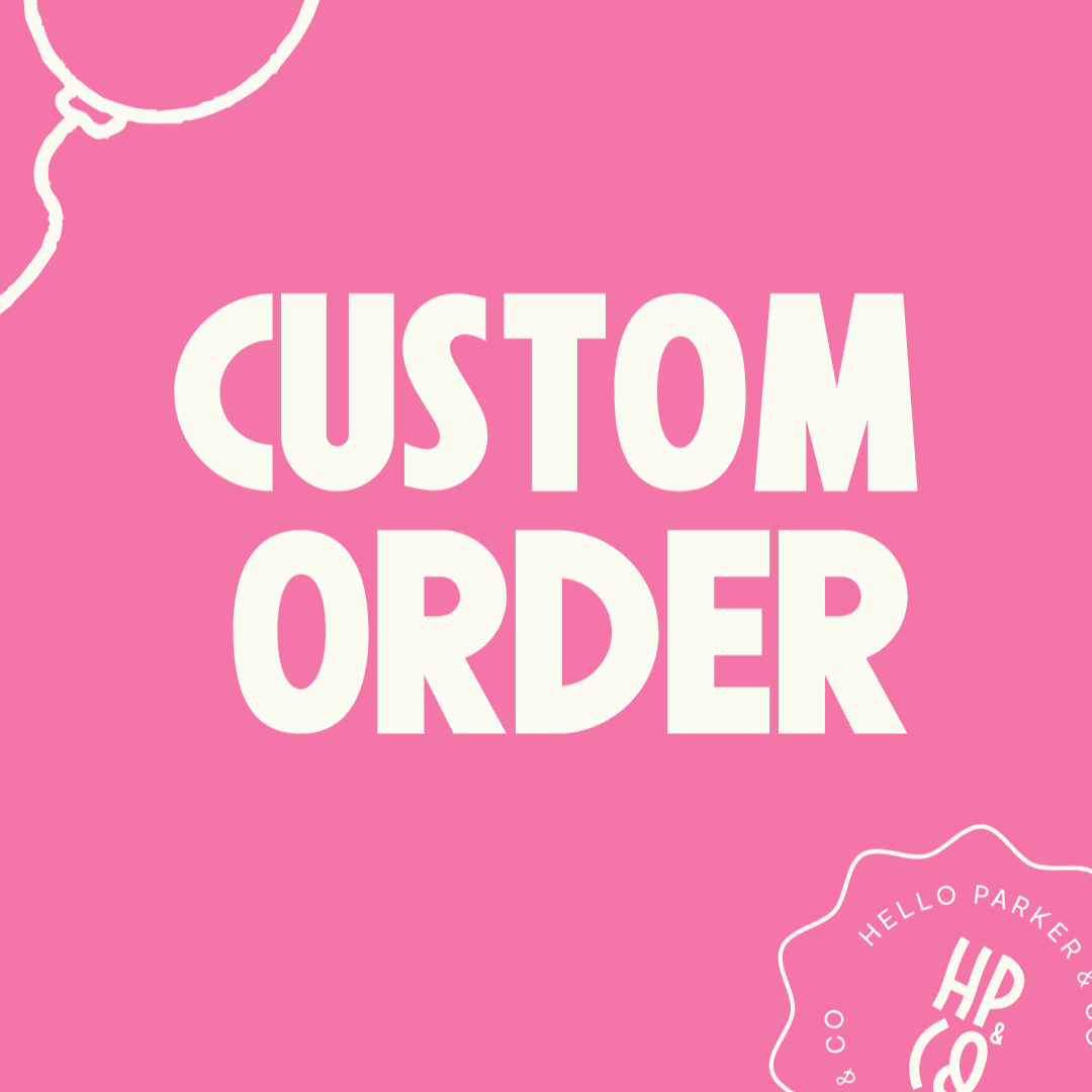 Custom Order - Spot Theme topper