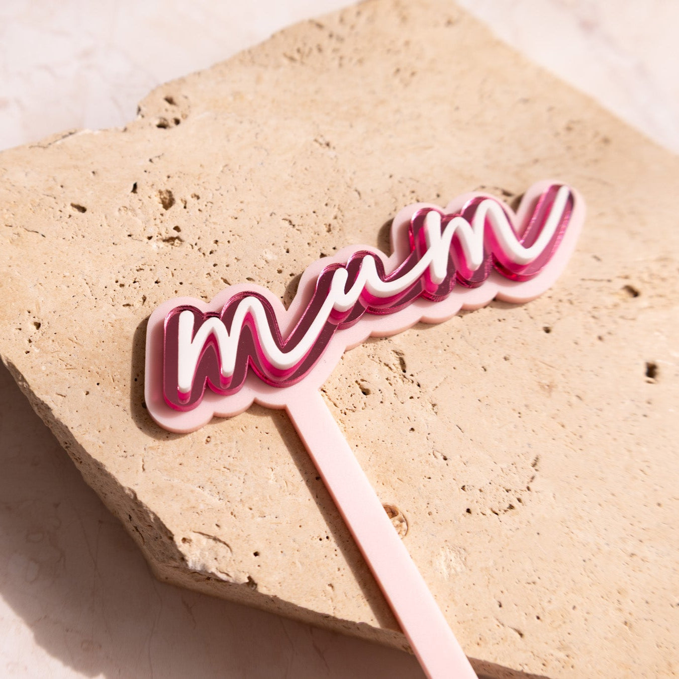 Mother's Day Cake Toppers and Cupcake Charms