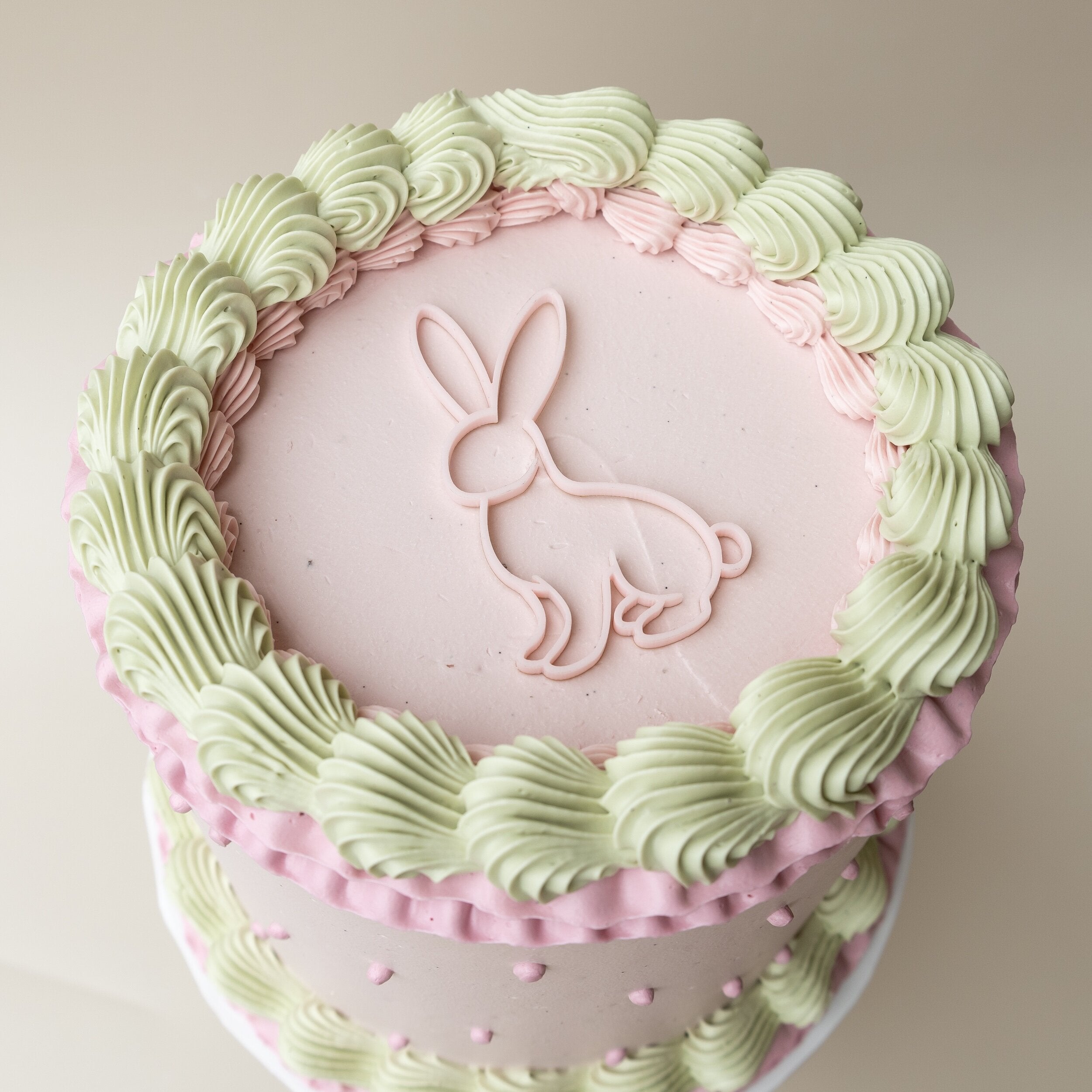 Easter Bunny - Single Layer Cupcake Topper-SQ1514552