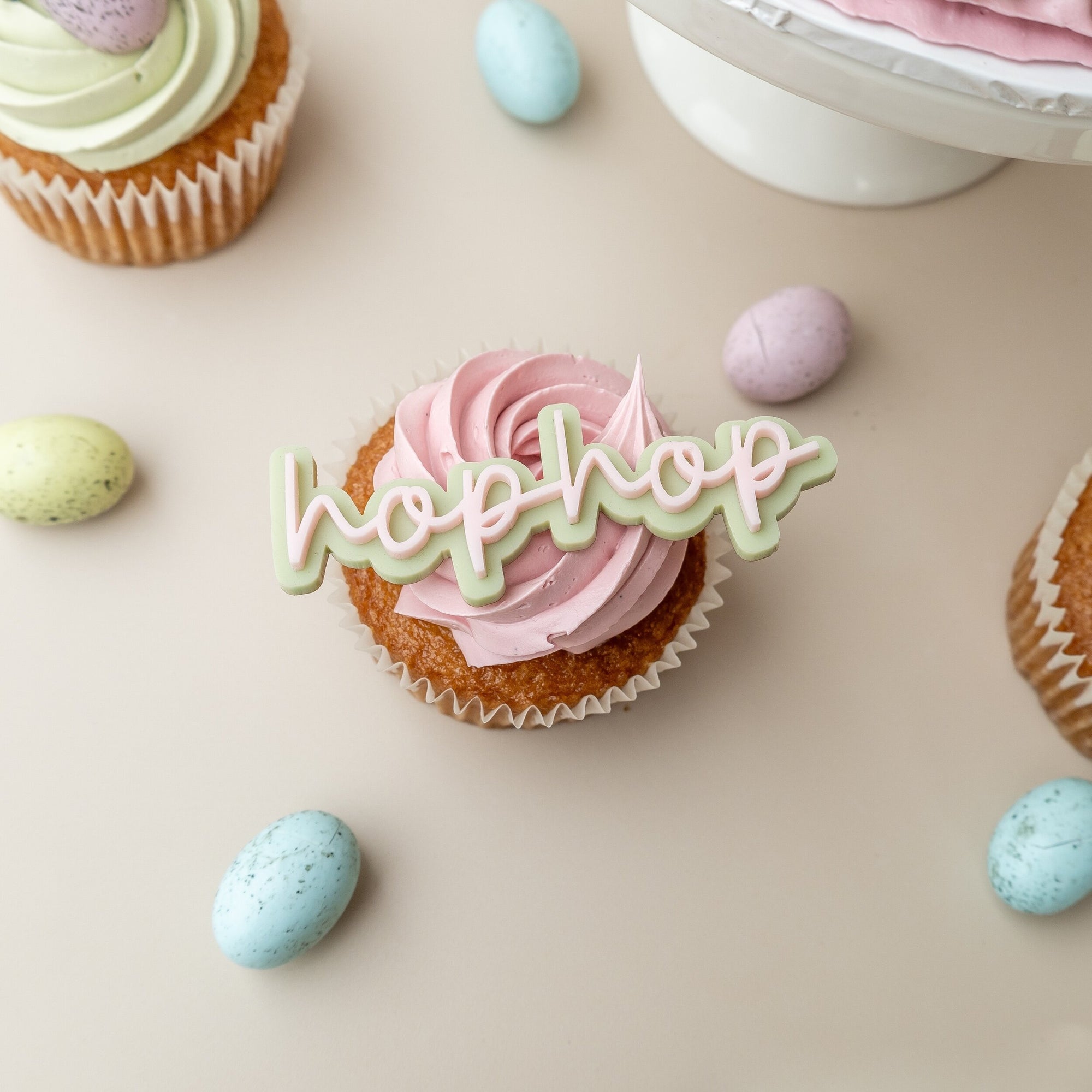 Hop Hop - Layered Cupcake Topper-SQ8164431