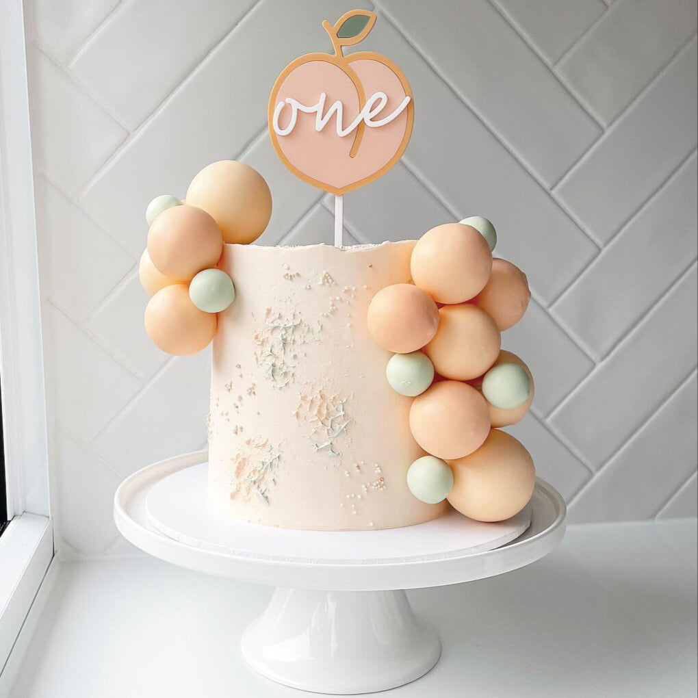 Peaches & Cream - Cake Topper-SQ2342518