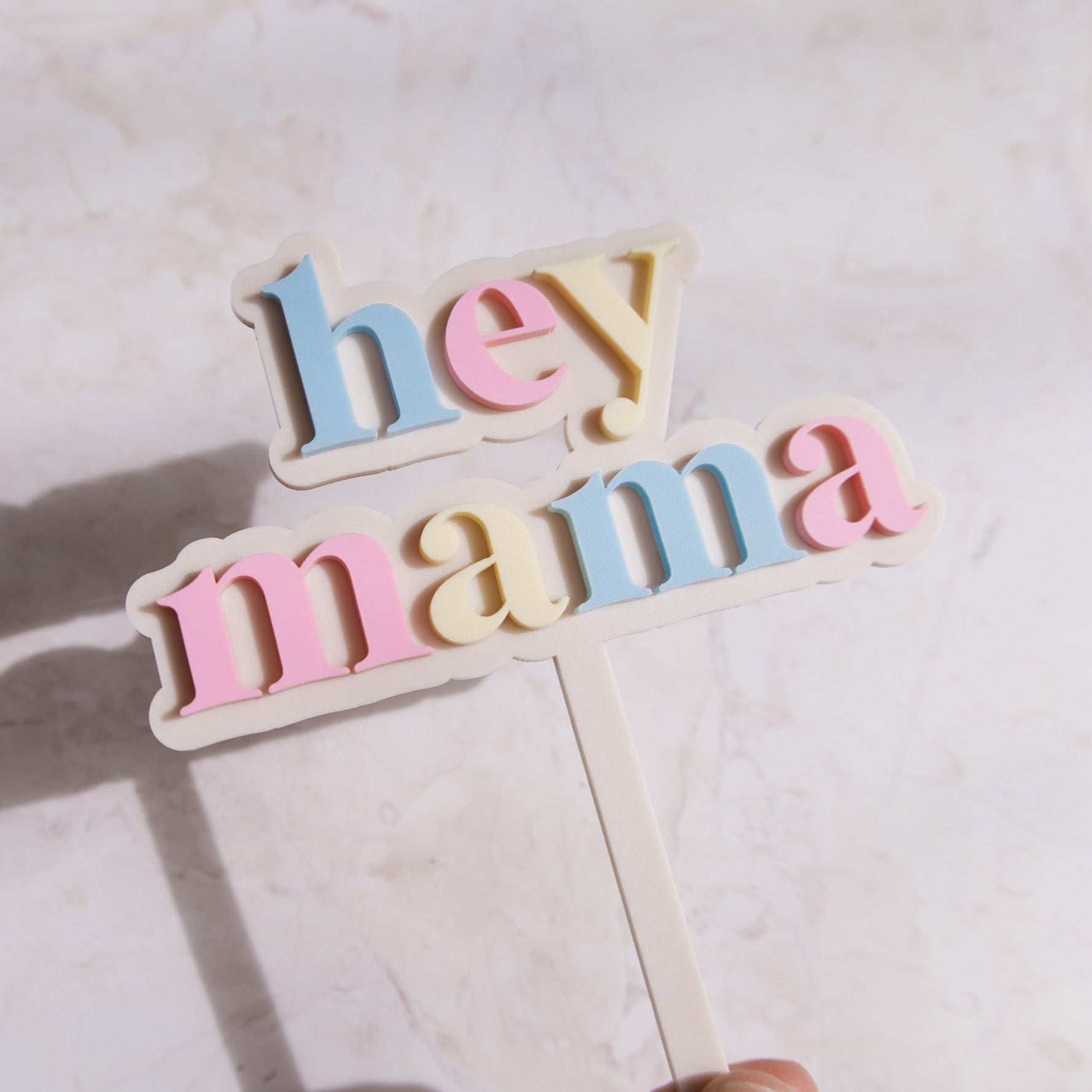 hey mama cake topper 