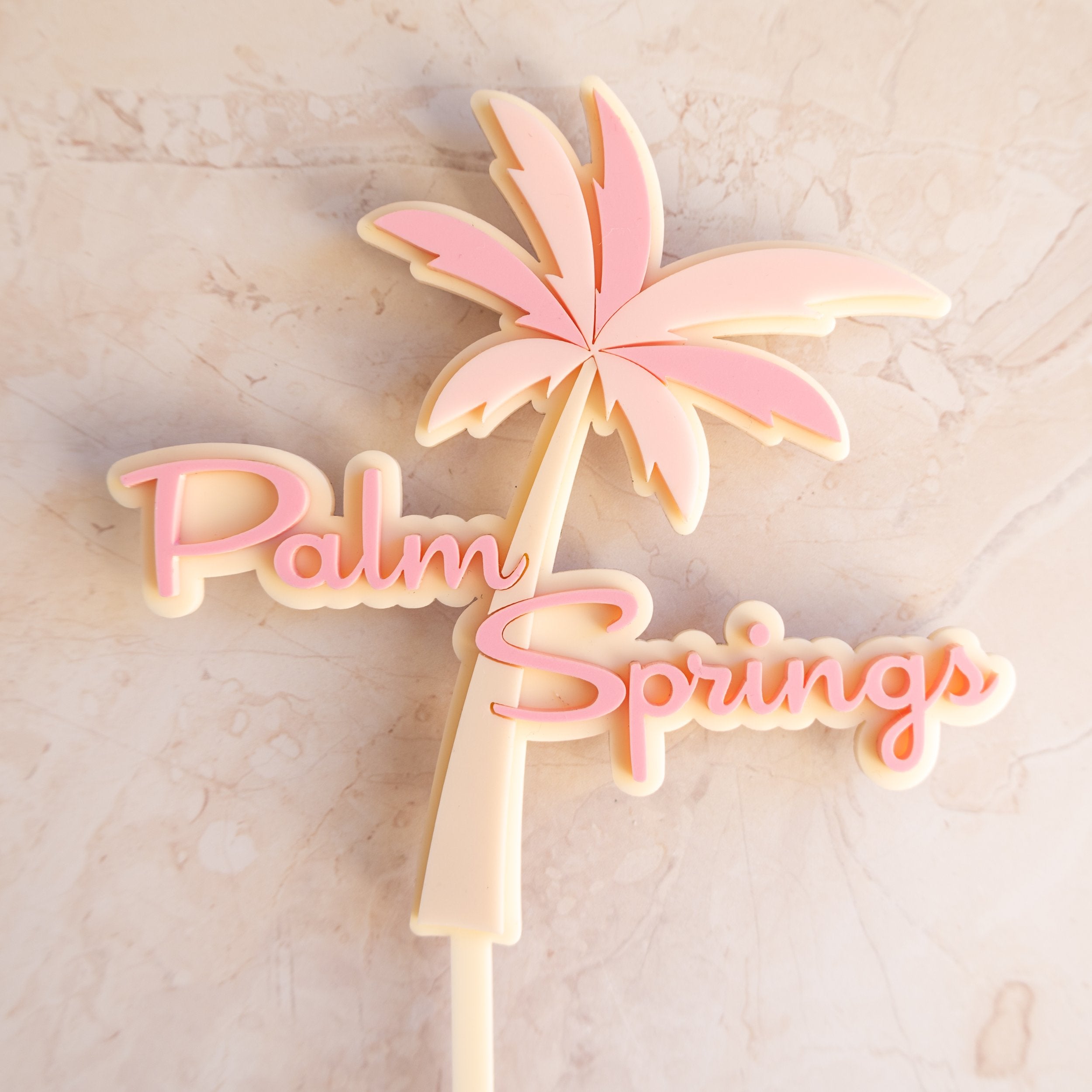 Palm Springs - Cake Topper