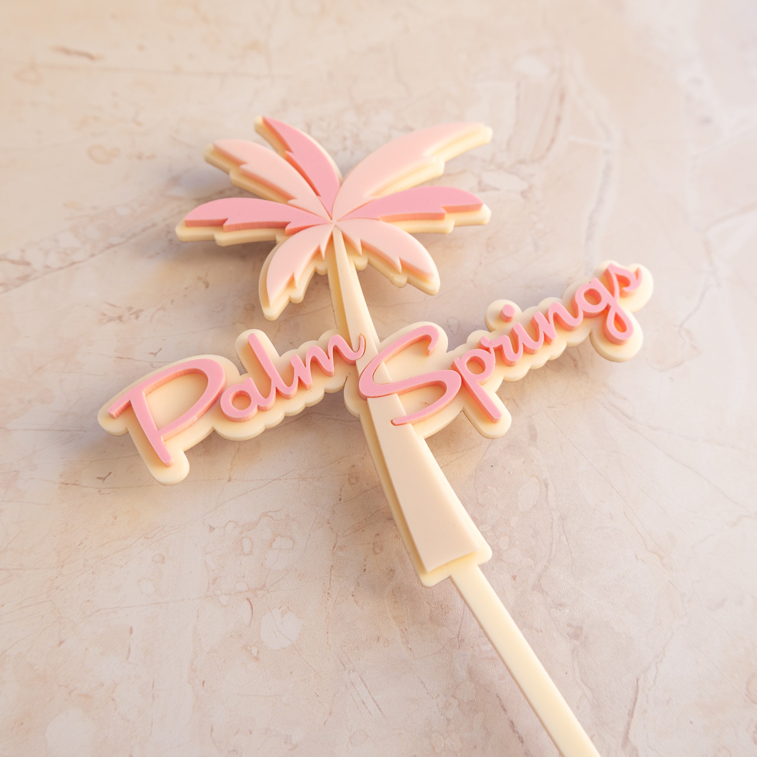 Palm Springs - Cake Topper