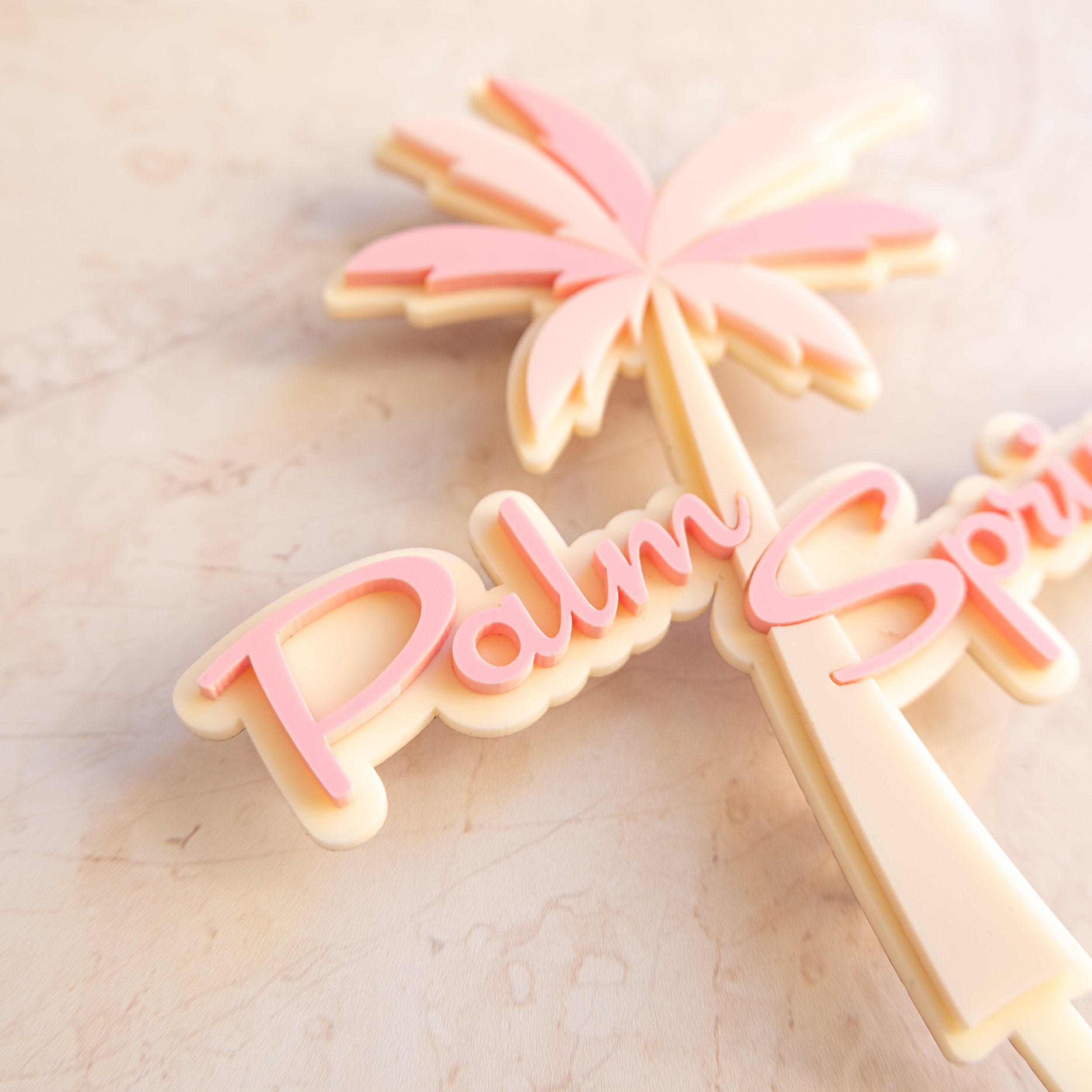 Palm Springs - Cake Topper