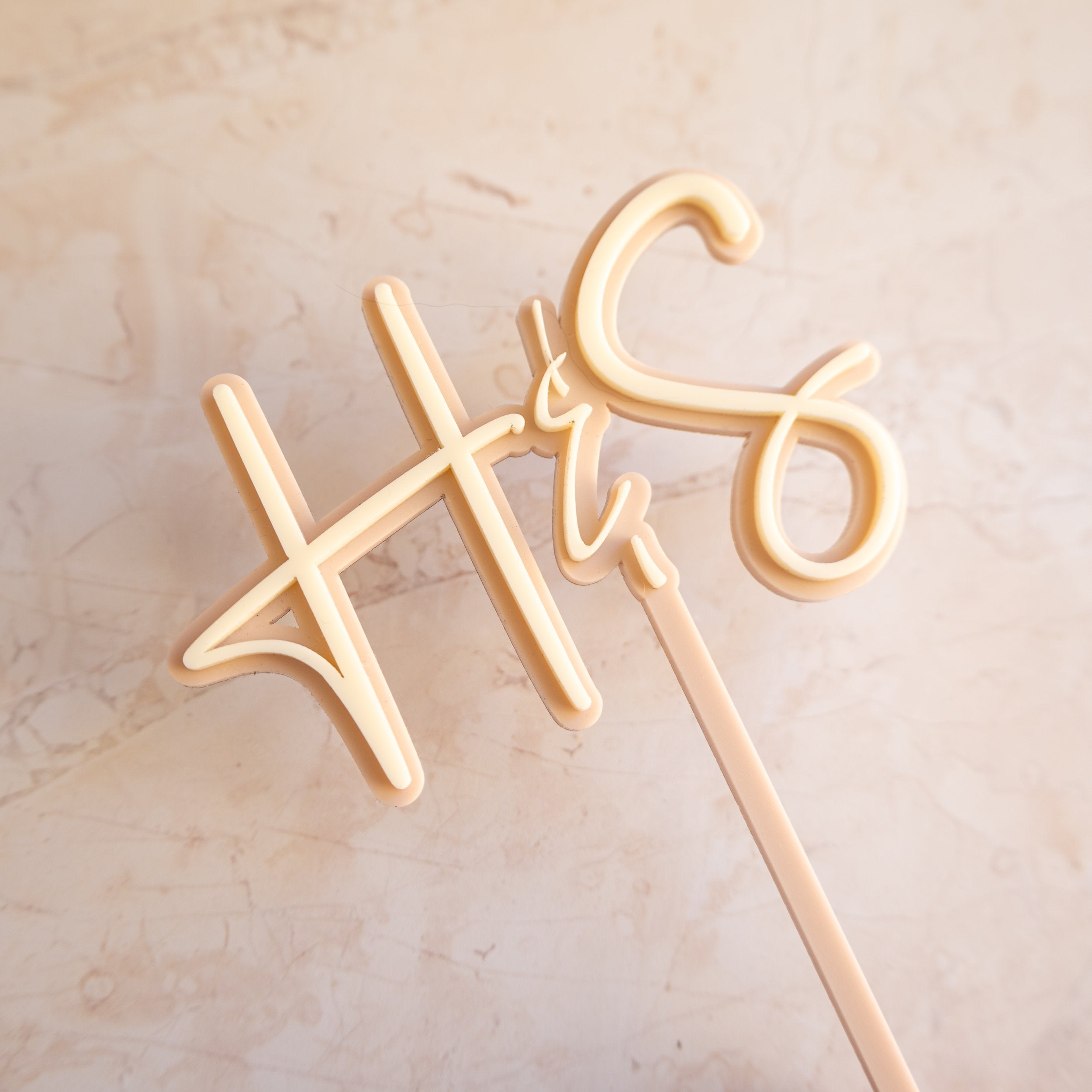 Custom Initials - Cake Topper