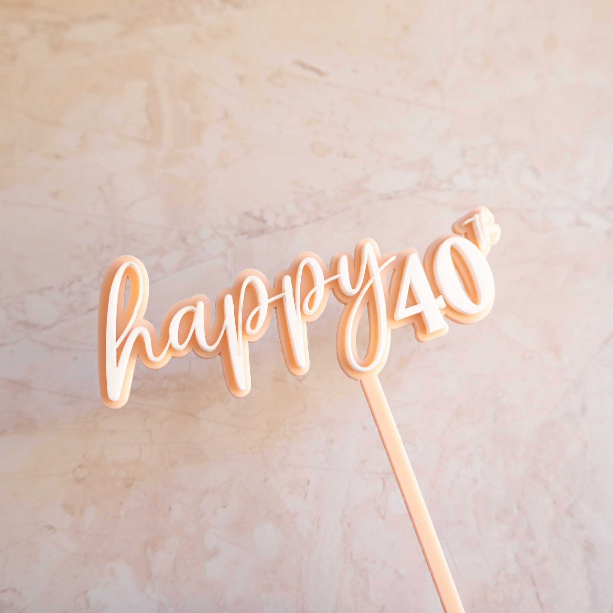 Custom Happy Age - Cake Topper