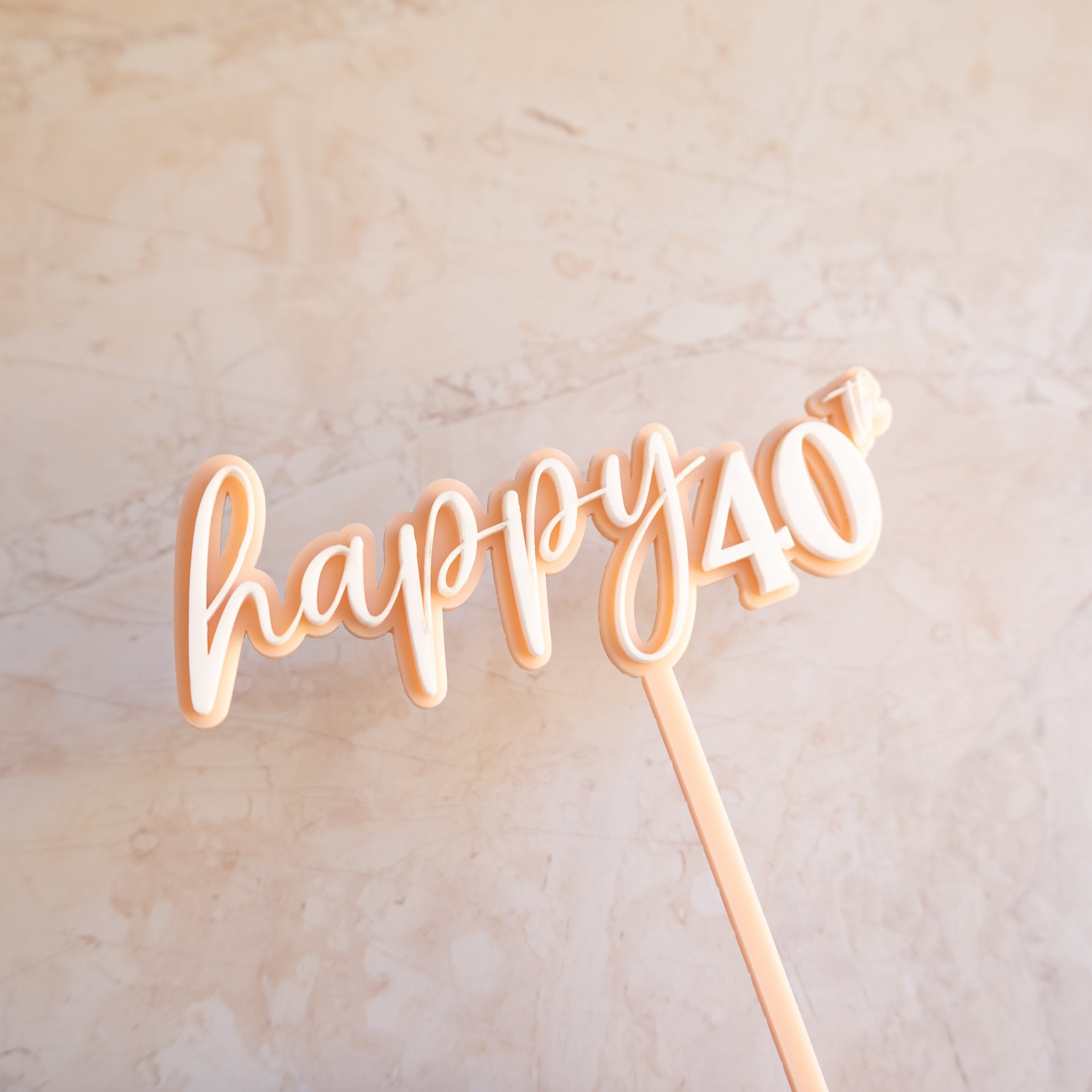Custom Happy Age - Cake Topper