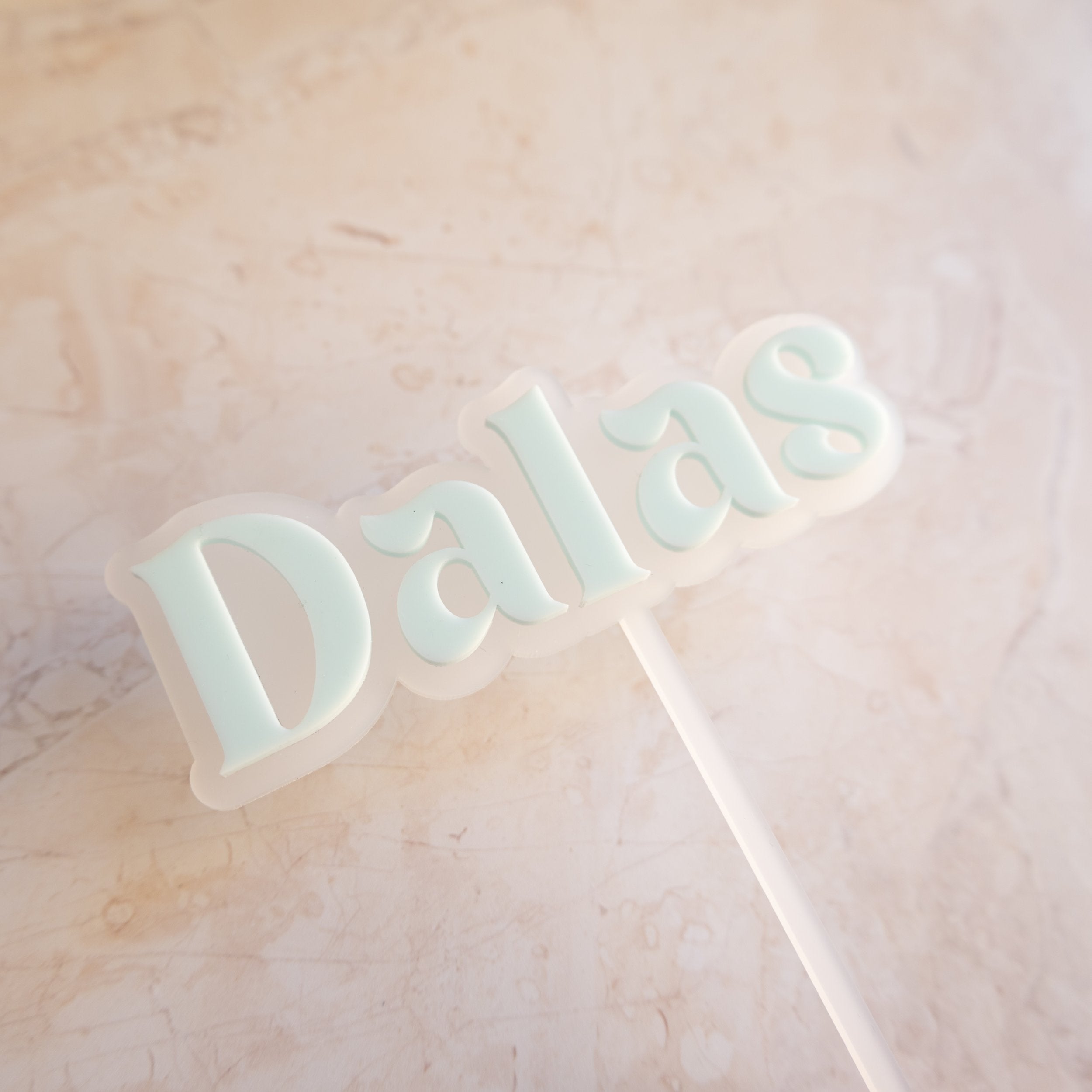 Custom Name - Cake Topper