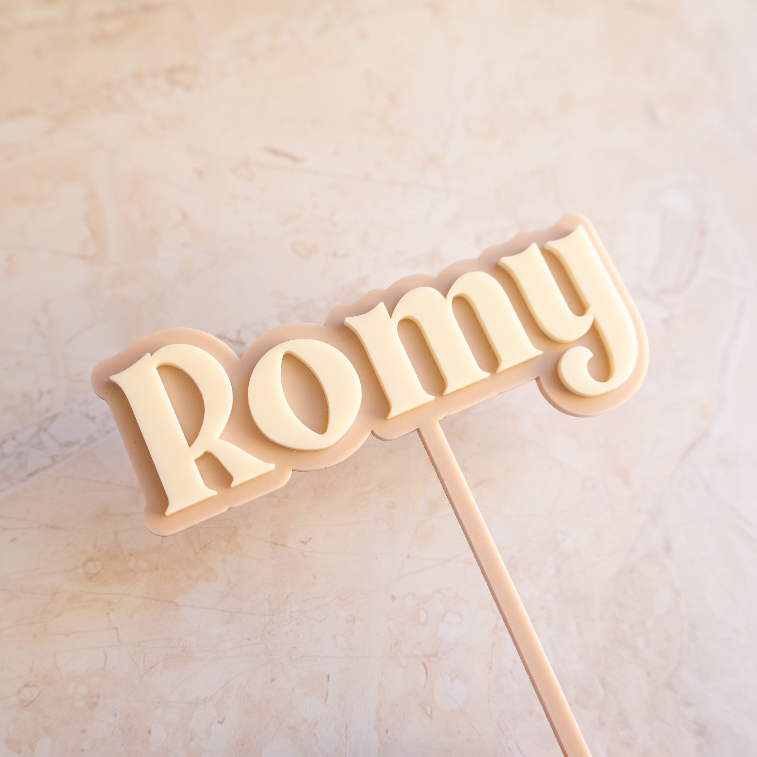 Custom Name - Cake Topper