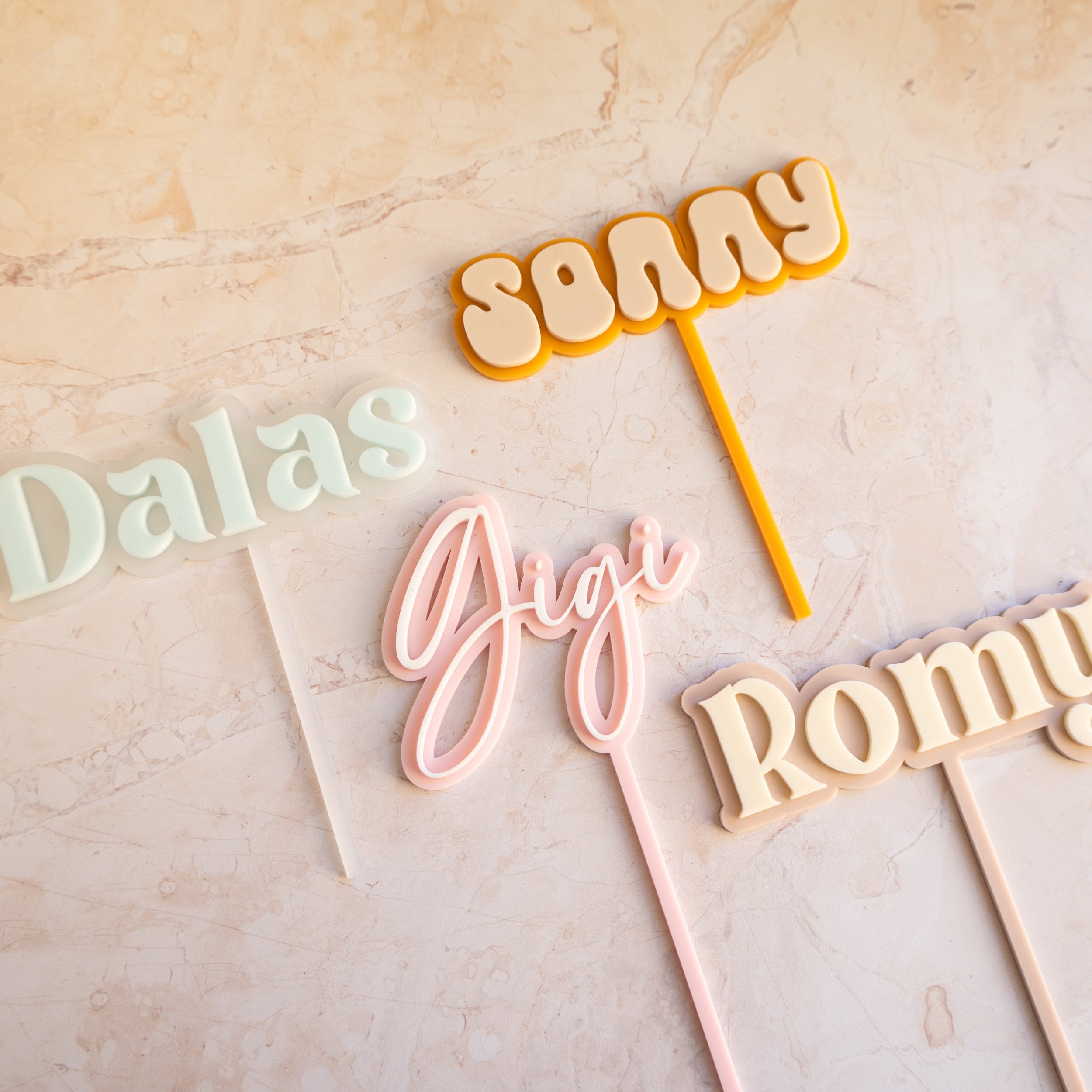 Custom Name - Cake Topper