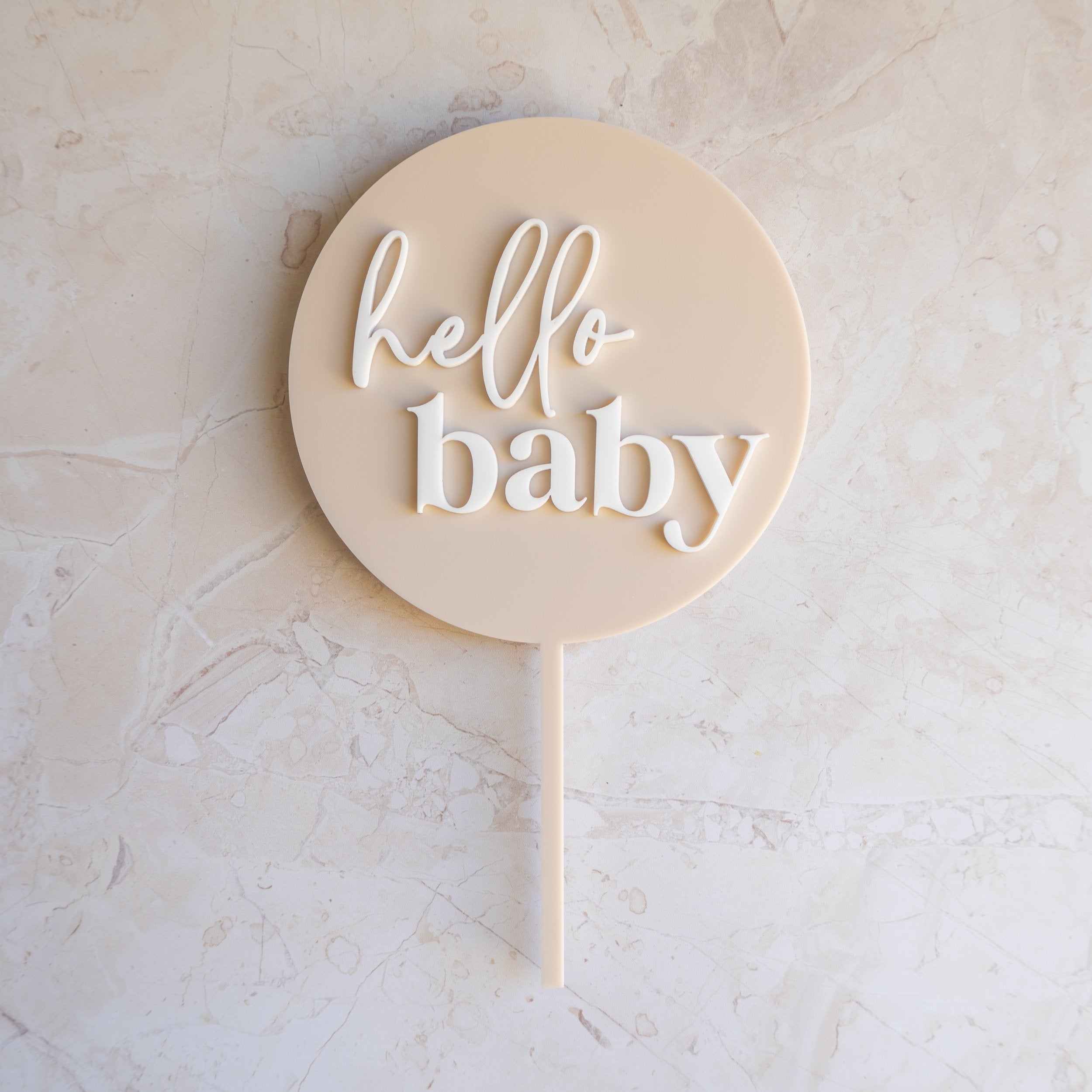 Custom Circle - Cake Topper