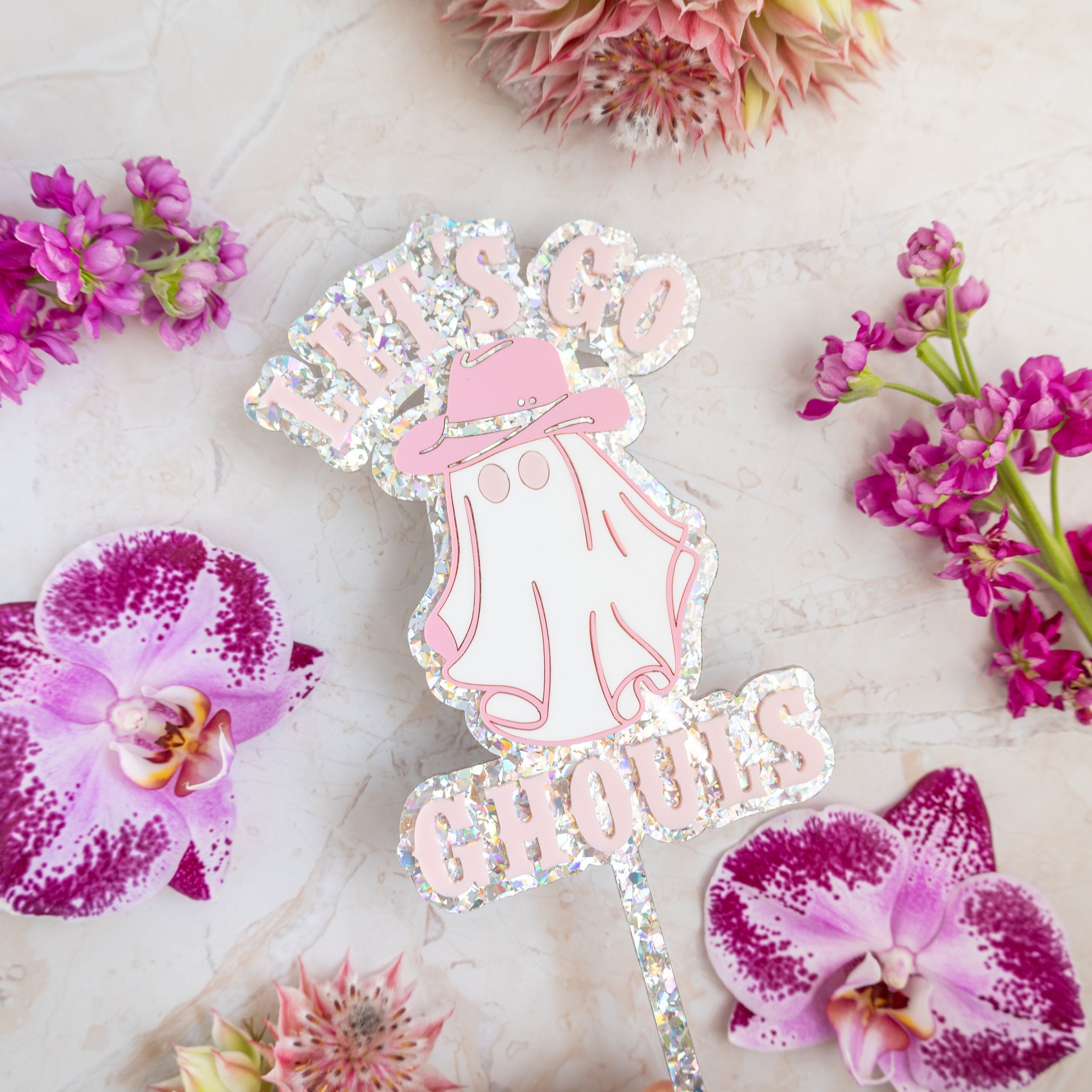 Let's Go Ghouls - Cake Topper