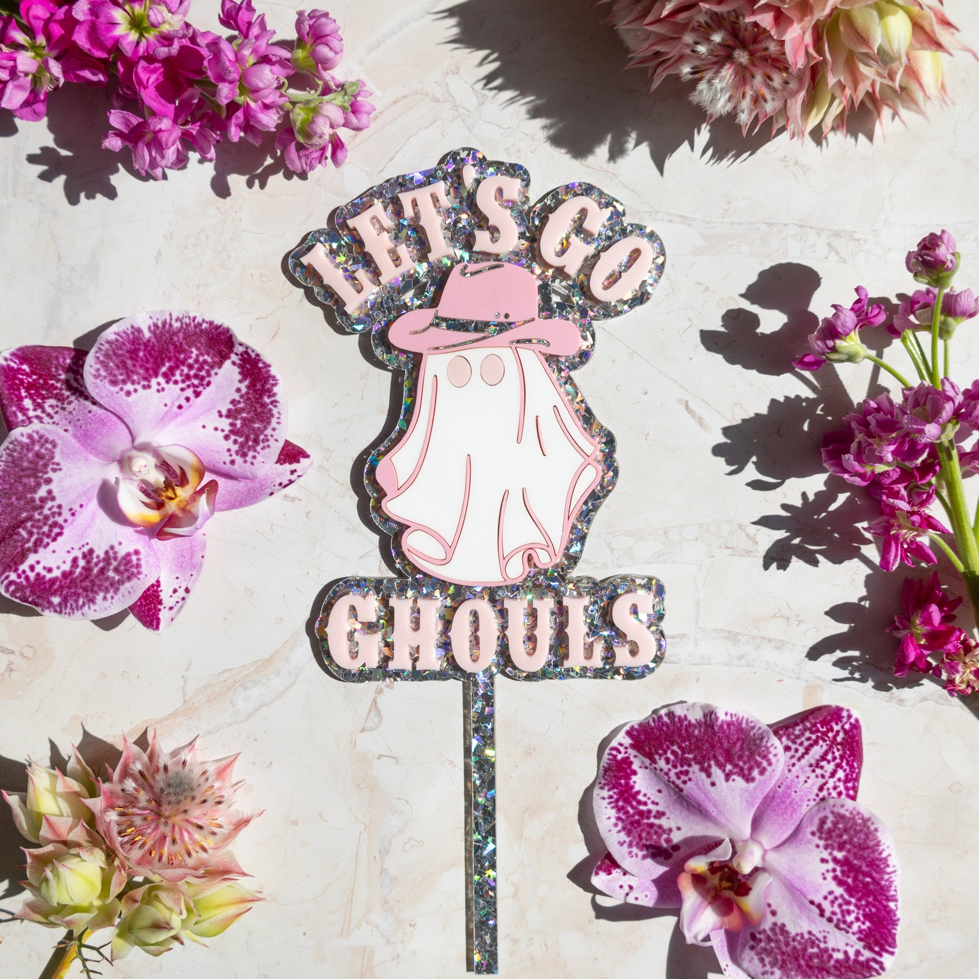 Let's Go Ghouls - Cake Topper