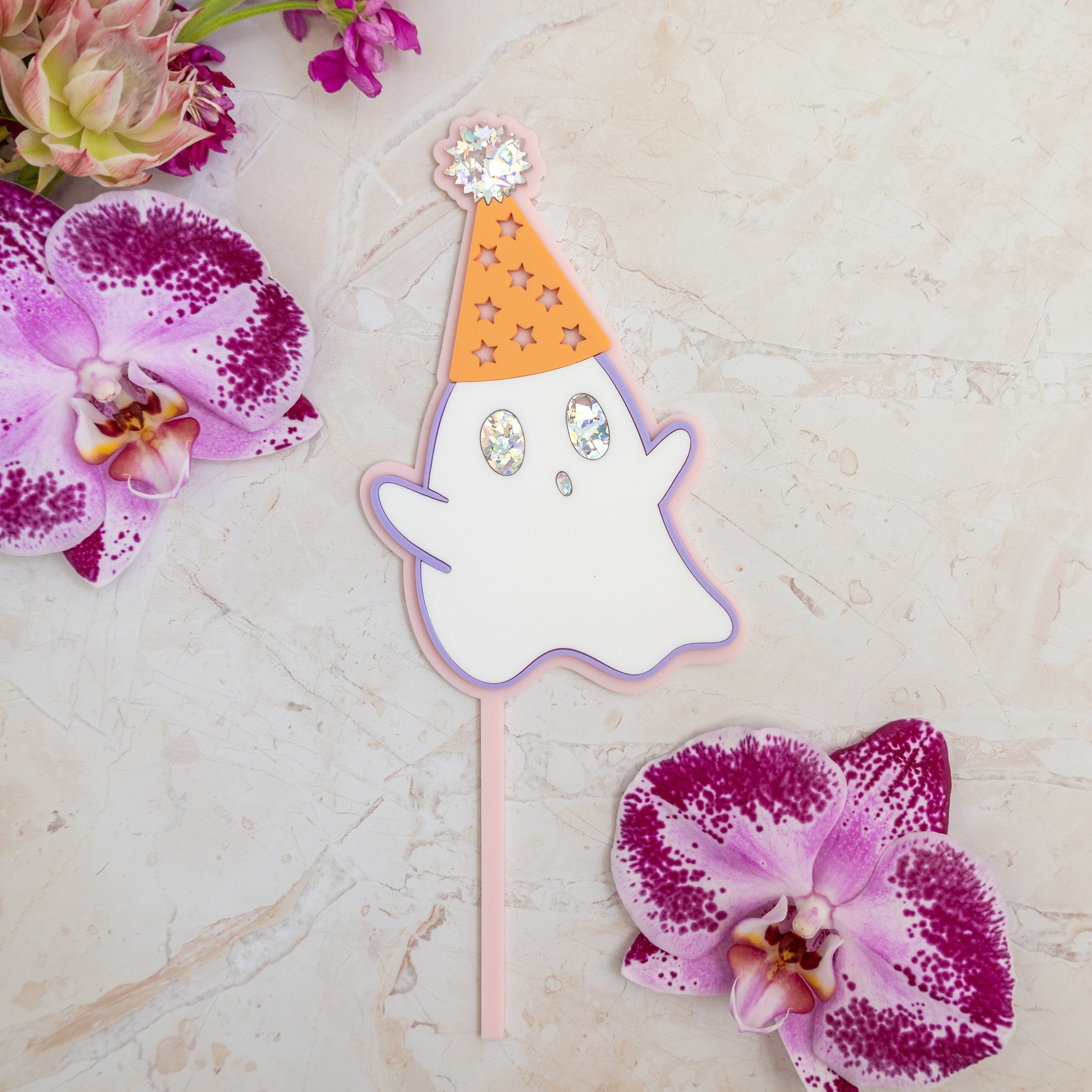 Party Ghost - Cake Topper