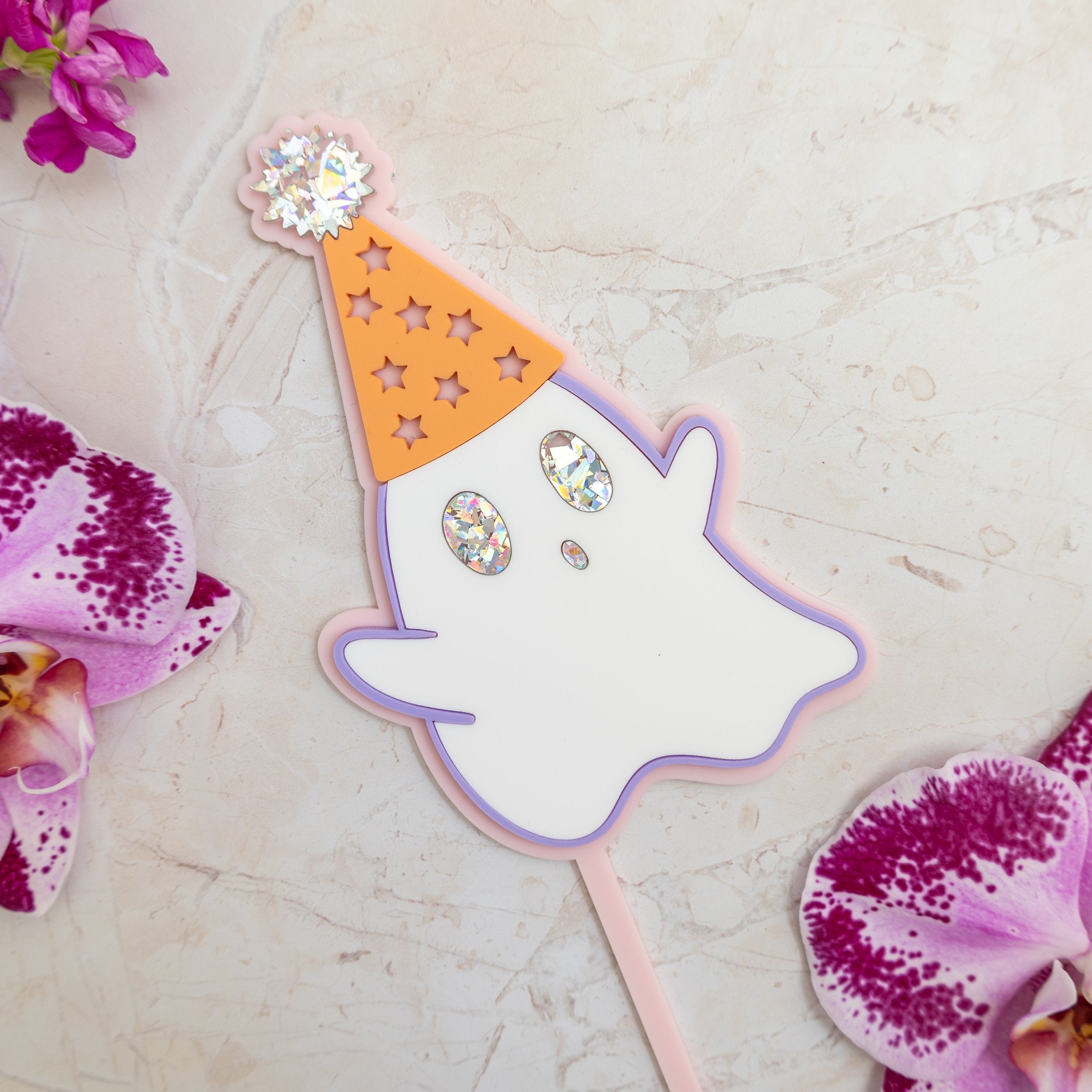 Party Ghost - Cake Topper