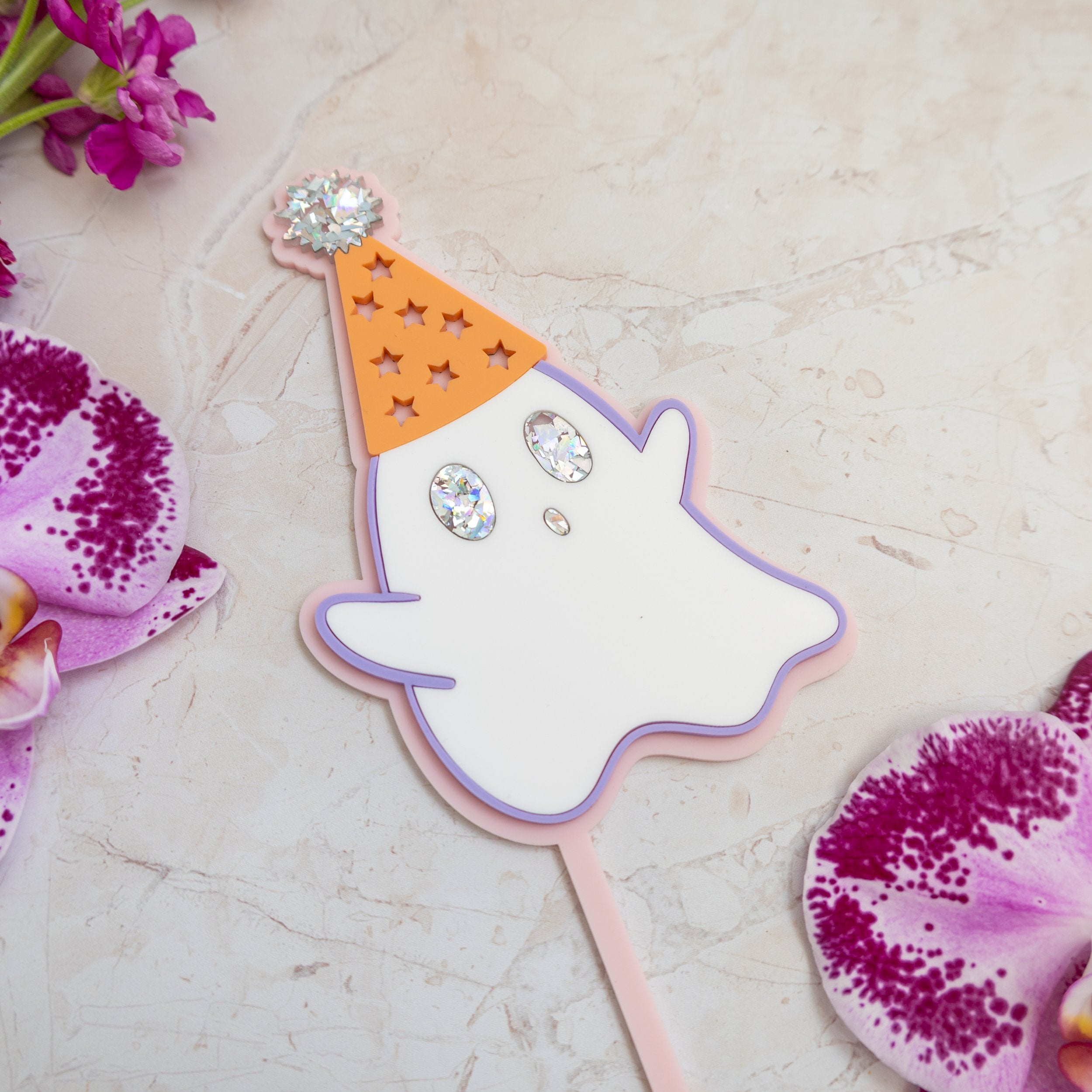 Party Ghost - Cake Topper