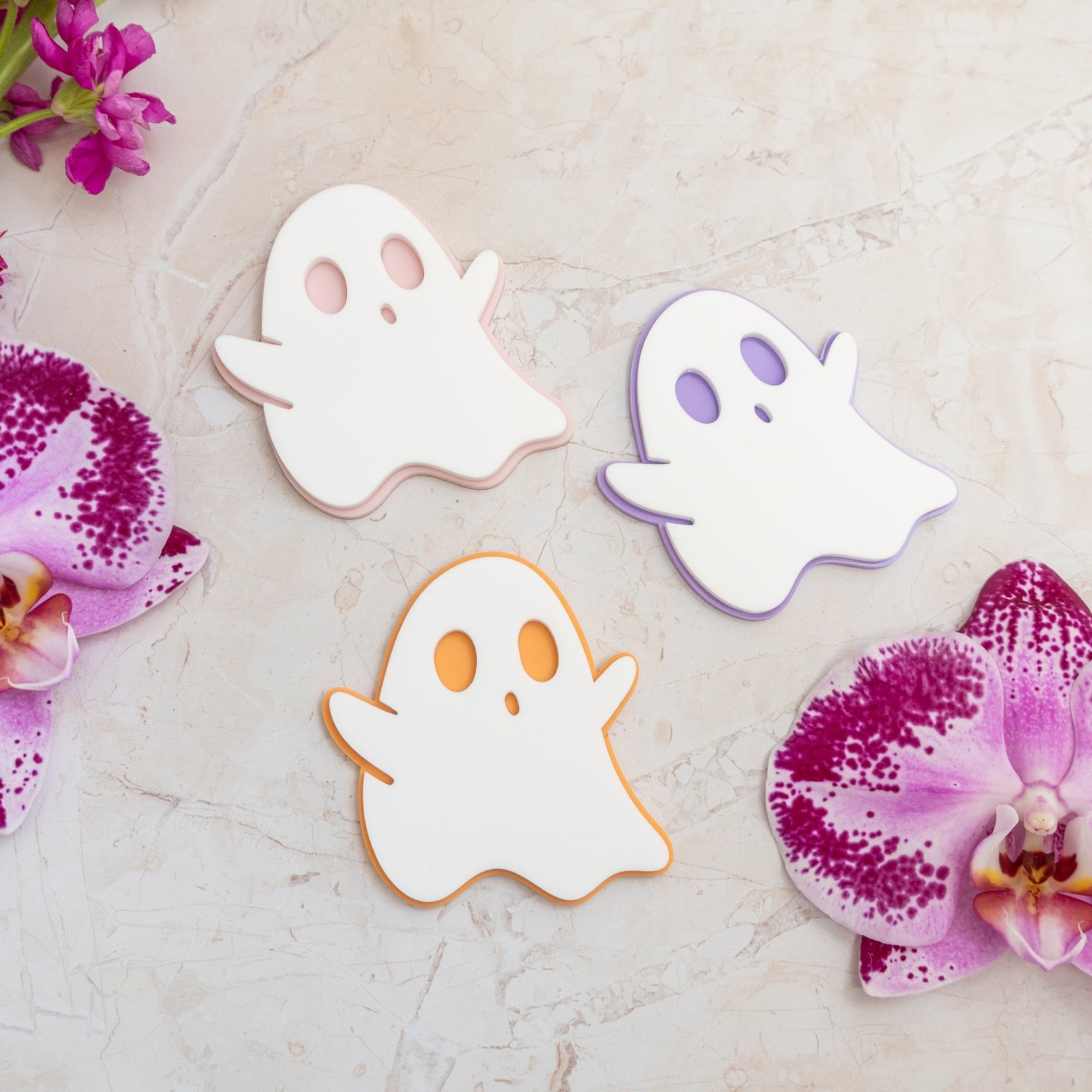 Ghost Mini Plaque (set of 3)-SQ7738762