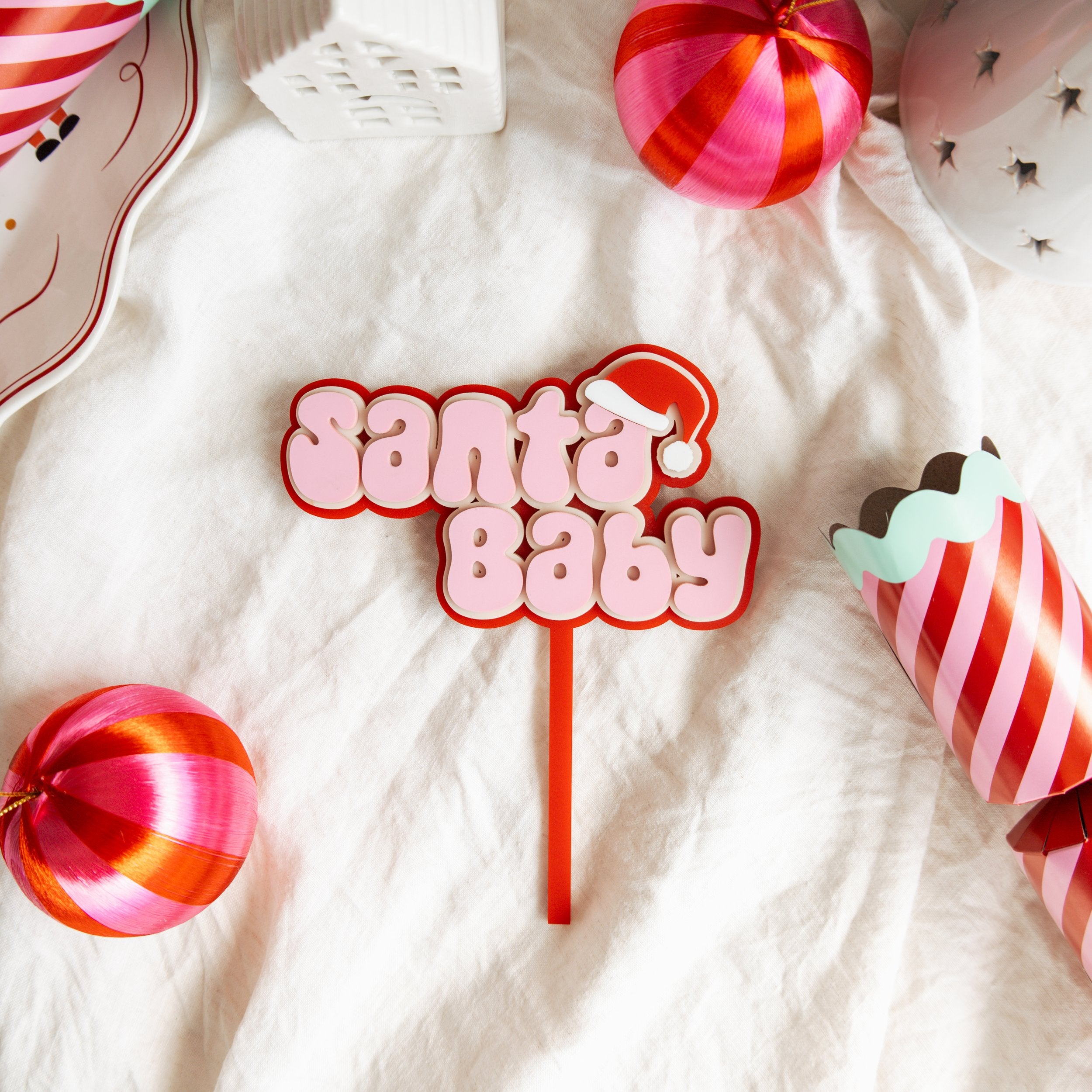 Santa Baby - Cake Topper