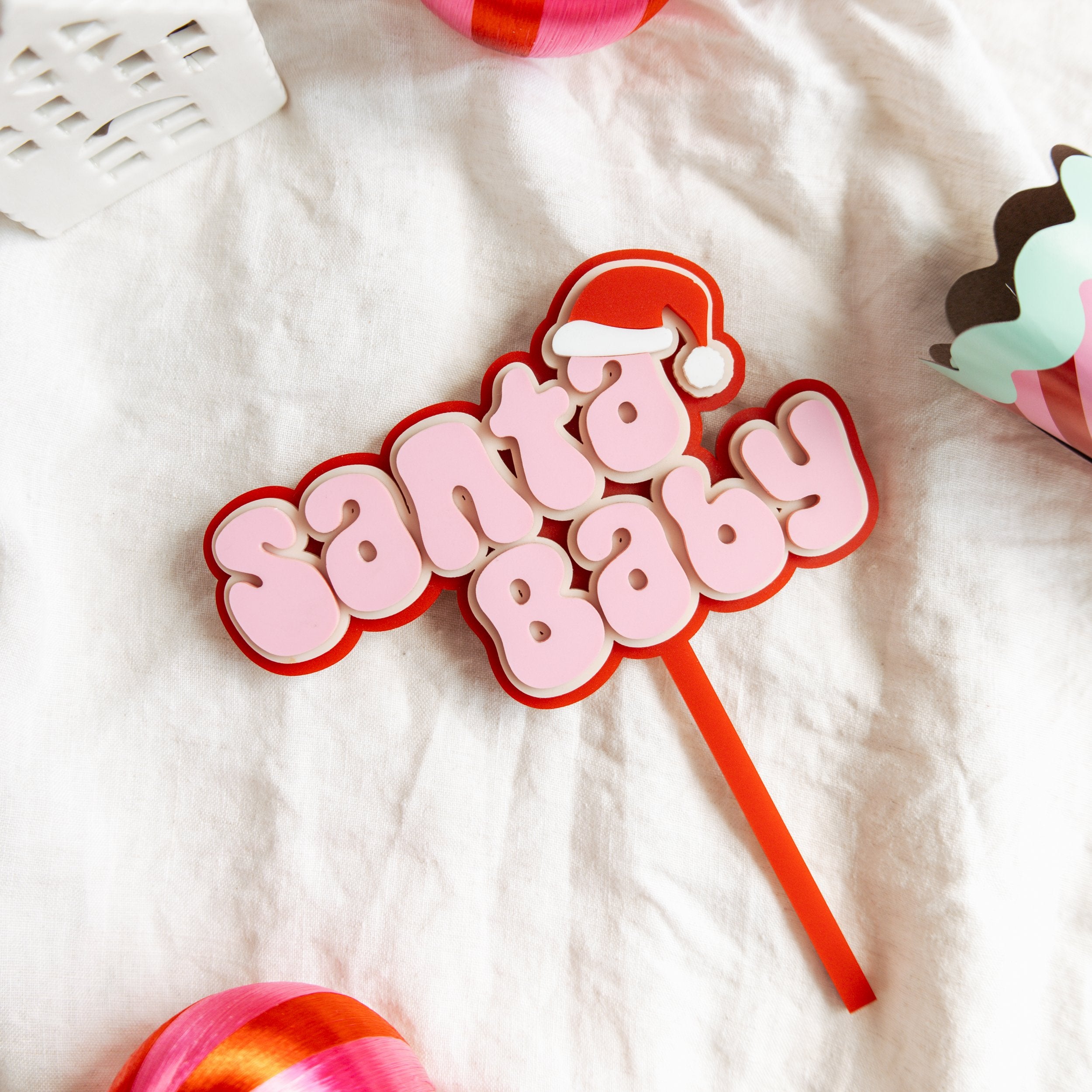Santa Baby - Cake Topper