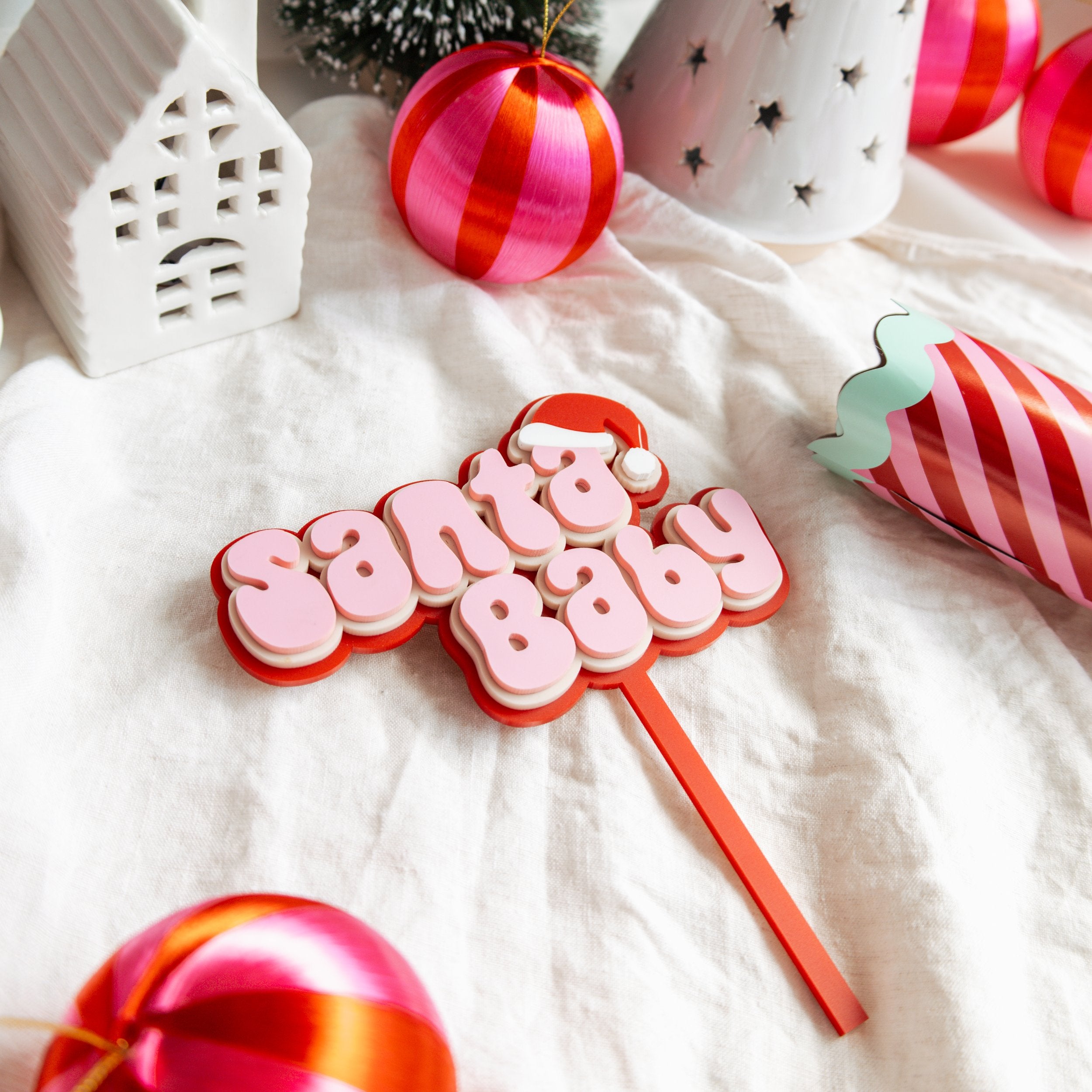 Santa Baby - Cake Topper