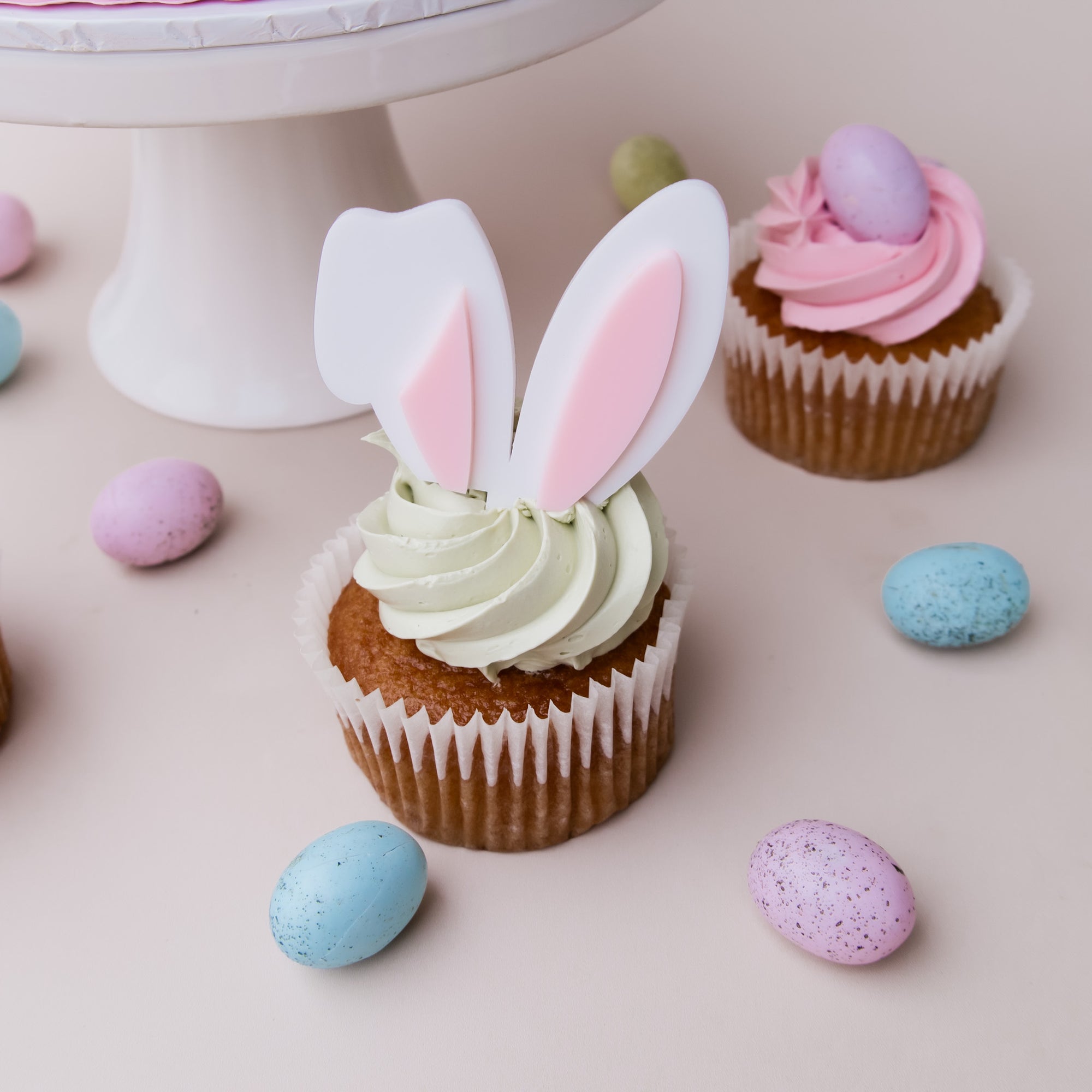 Bunny Ears - Layered Cupcake Topper