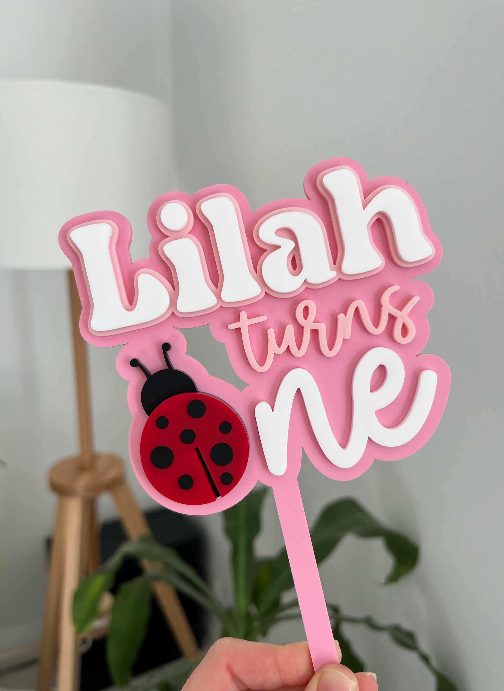 Lady Bug Cake Topper