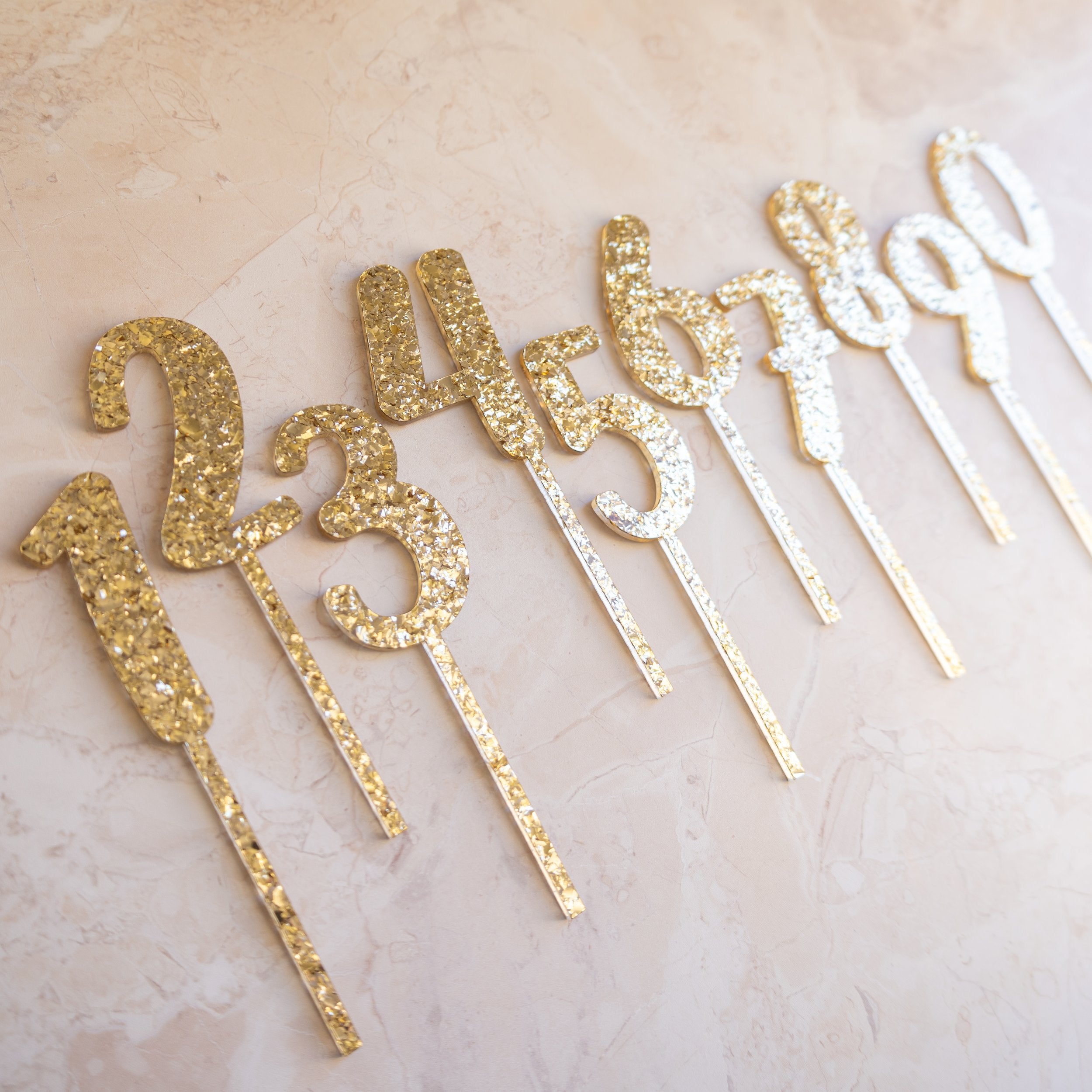 Mini Numbers - Cake Topper
