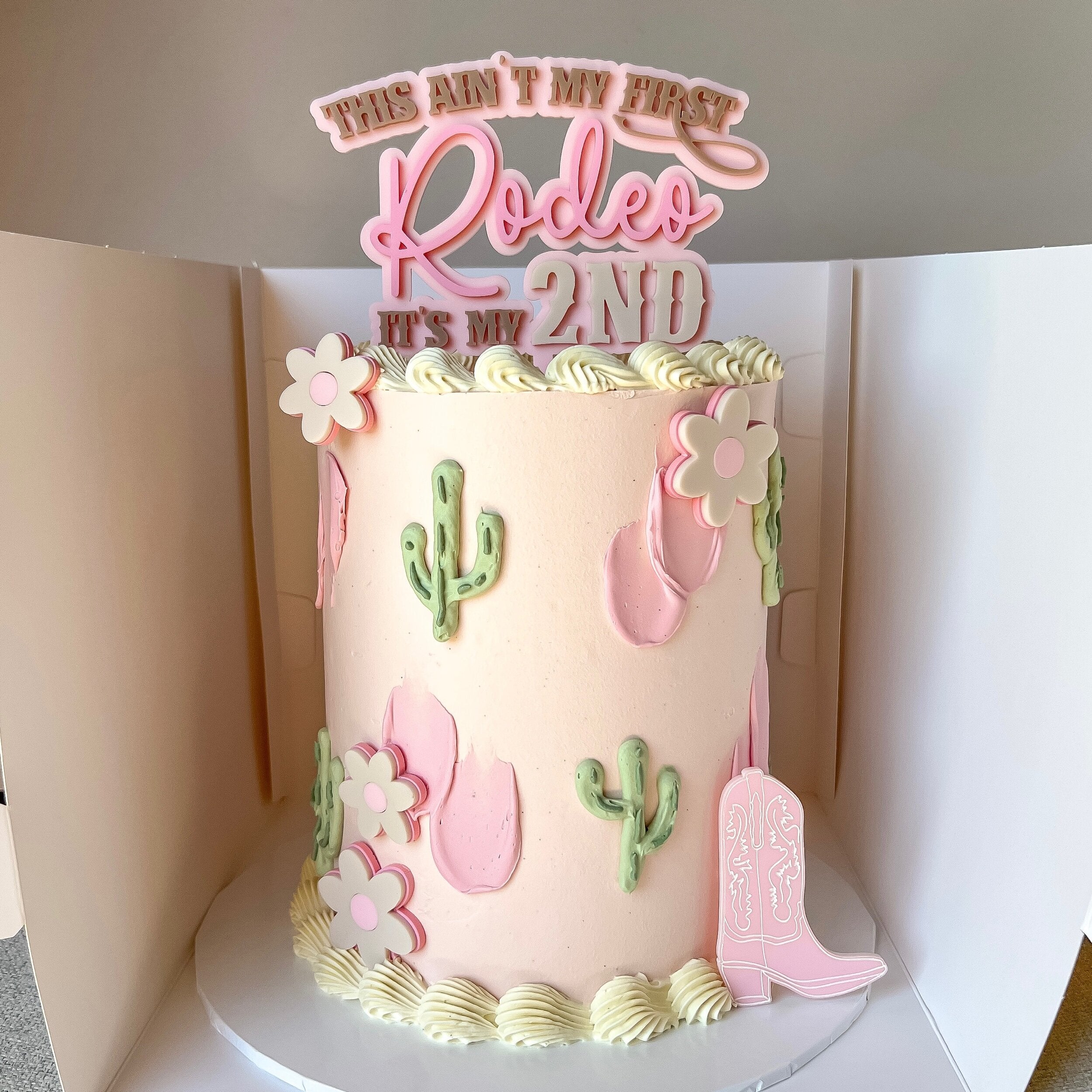 This Ain't My First Rodeo - Cake Topper-